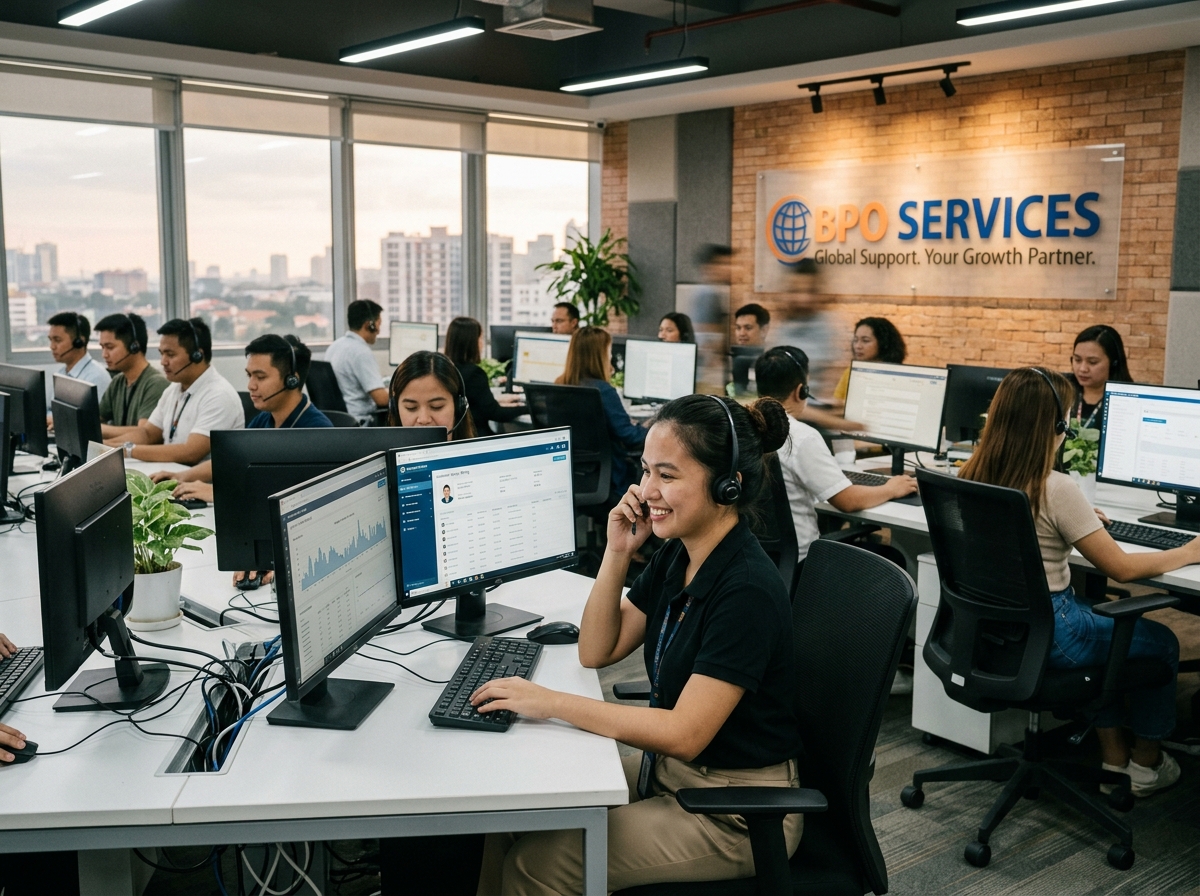 BPO customer support and operations center